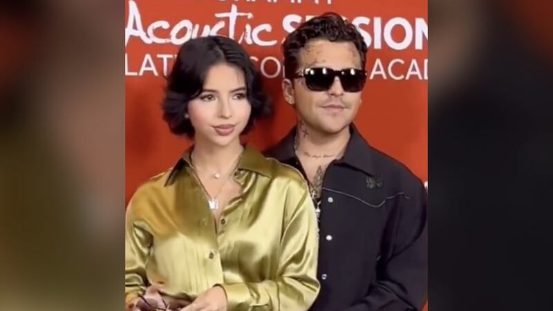 Filtran video en el que Ángela Aguilar ignora a Christian Nodal