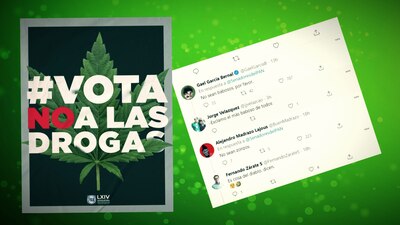 Los panistas se manifestaron en contra del dictamen que legaliza la marihuana