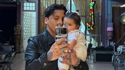 Su pequeña hija Inti nació en septiembre pasado
