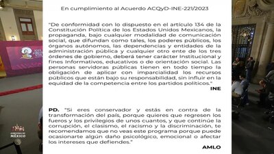"Te recomendamos que no veas este programa porque puede ocasionarte daño psicológico", advirtió