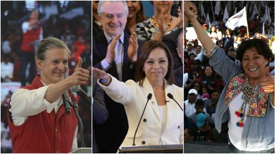 Alfredo del Mazo, Josefina Vázquez Mota y Delfina Gómez quieren gobernar el Estado de México