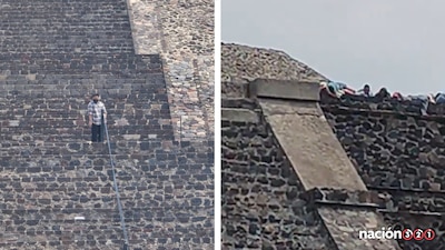 Tragedia en Teotihuacán