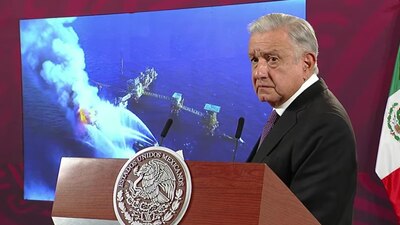 AMLO dijo que ya se atiende el siniestro