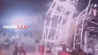 Al menos una persona lesionada se registró en un accidente en las obras de construcción del Trolebús Elevado