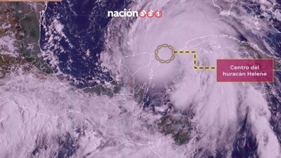 El huracán avanza a 70 kilómetros por hora al noreste de Cancún y a 135 kilómetros por hora al nor-noreste de Cozumel