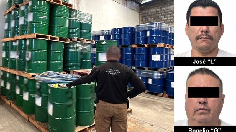 FGR asegura 120 mil litros de sustancias, así como armas de fuego, en Sinaloa y Sonora