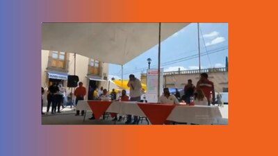 El diputado no fue muy bien recibido en Hidalgo