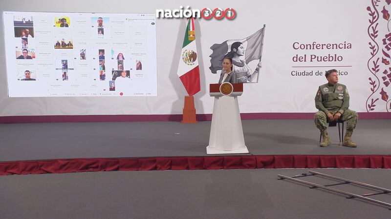 Ante protesta del CNTE, Sheinbaum arranca su Mañanera del Pueblo sin reporteros, ni fotógrafos