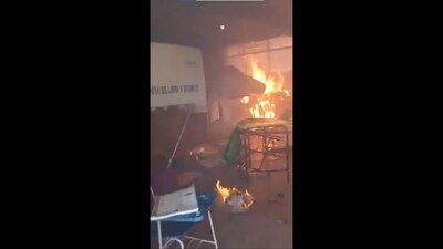 Se encontraba instalada adentro de una escuela, en el Edomex