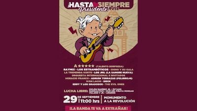 "La banda te va a extrañar!", se lee en el cartel que circula en redes sociales