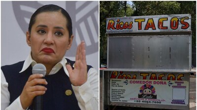 Dijo que el hecho de que los puestos de comida hayan sido pintados de un solo color no es una ofensa a los artistas