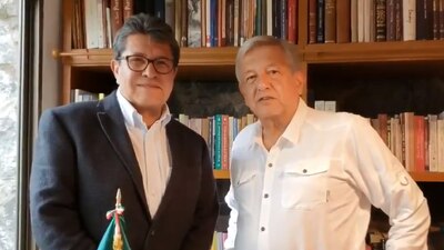 AMLO sostuvo un encuentro con el senador electo Ricardo Monreal