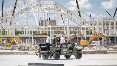 El Presidente busca terminar el Aeropuerto antes de que termine su gestión
