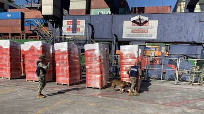 La dependencia indicó que el cargamento fue puesto a disposición ante la Fiscalía General de la República (FGR)