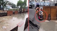 VIDEO: Mujer cae en una zanja llena de agua en Iztapalapa y es rescataba por ciudadanos