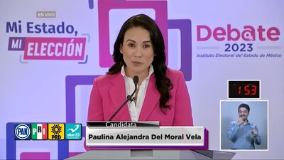 Afirmo que ya alcanzó a Delfina y que le ganará el 4 de junio en las urnas