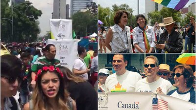 Estos personajes de la esfera política estuvieron en la marcha que recorrió Paseo de la Reforma