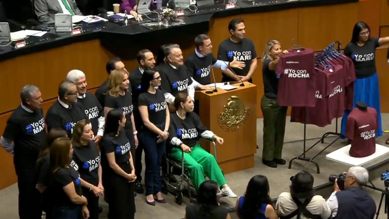 VIDEO: Anaya reta a morenistas a usar playera de apoyo a Rocha Moya... ninguno accedió