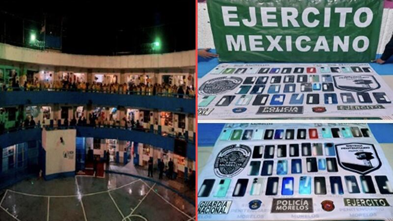 Incautan 125 celulares y 40 envoltorios con droga en penal de Cuautla, Morelos