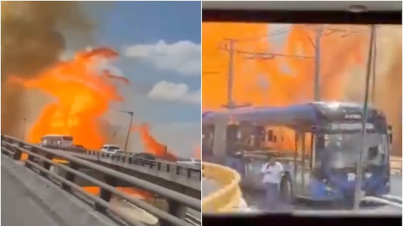 Así se vivió la explosión en Puente de la Concordia: ciudadanos documentan el momento