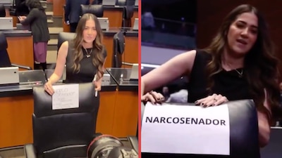 “Aquí se sienta un responsable de la narcoguerra”: Paloma Sánchez protesta por regreso de Inzunza