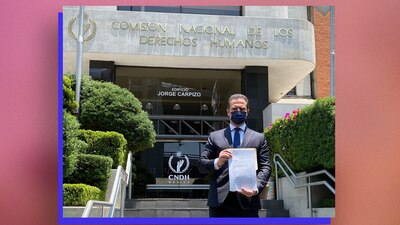 El candidato a la gubernatura de Nuevo León denuncia a AMLO en la CNDH