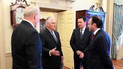 Los secretarios de México y Estados Unidos se reunieron este jueves en Washington DC.