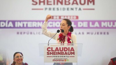 La candidata morenista estuvo de gira por el Estado de México