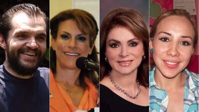 Algunos de los personajes que se vieron envueltos en escándalos con políticos