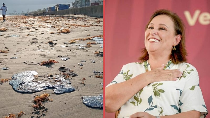“Ya estámos acostumbrados a convivir con el hidrocarburo”: Rocío Nahle, ante nuevas manchas de crudo