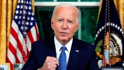El Presidente Joe Biden envió un mensaje a la nación, tras declinar ir por la reeleción