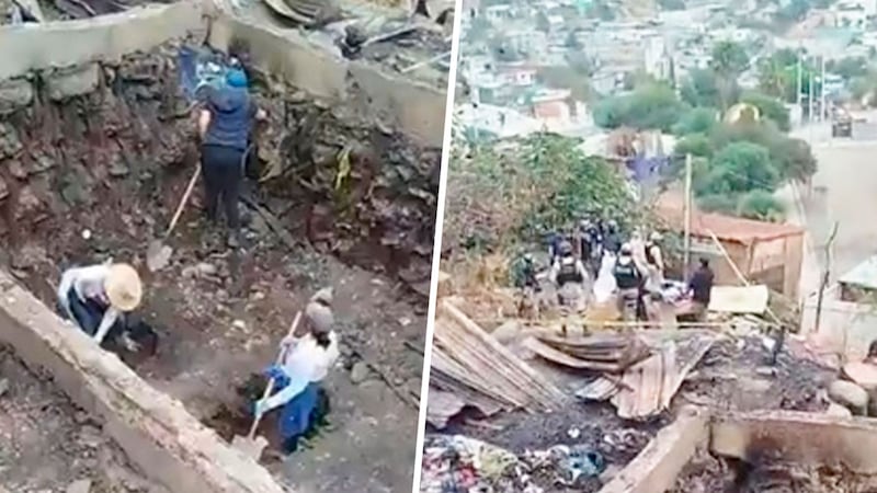 Colectivo localiza mega fosa clandestina en Lomas Taurinas, en Tijuana