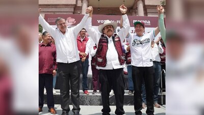 Ebrard viajó a Saltillo para apoyar al morenista