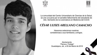 El joven fue hallado muerto en la barranca de Huentitán