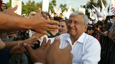 Obrador estuvo este viernes en las delegaciones Milpa Alta y Xochimilco