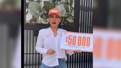 La aspirante a un escaño dijo que los recursos pueden ser usados para obras de la CDMX