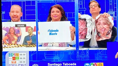 Los candidatos no repararon en sacar carteles en los que se descalificaron entre sí