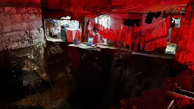 En él vivían al menos 15 familias que fueron trasladadas a un hotel