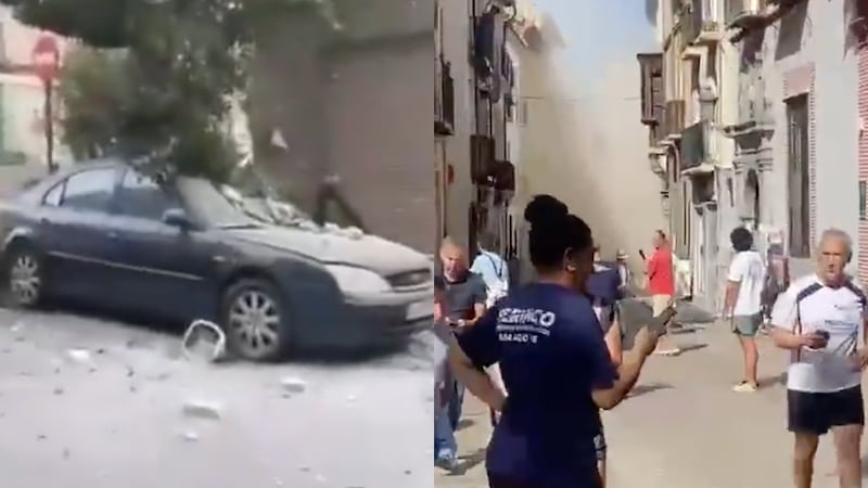 VIDEO: Sismo de 4.8 sacude Granada, al sur de España, y deja daños estructurales