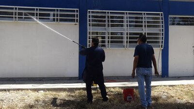 Realizan fumigación en las instalaciones por chinches.
