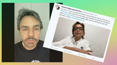 Eugenio Derbez afirmó que en un hospital de Tijuana faltaban insumos