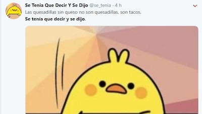 El pollito amarillo y la frase "se tenía que decir y se dijo" rompió el internet