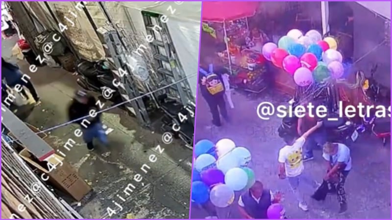 VIDEOS: Así fue el ataque armado en Tepito, cerca del tianguis de los Reyes Magos