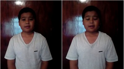 El niño solicitó el apoyo para vencer el cáncer