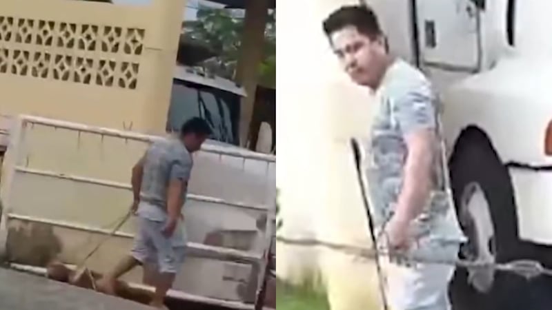 ¡Justicia para ‘Capitán’! Sujetos amarran a un perro y lo golpean con un hacha en Tabasco