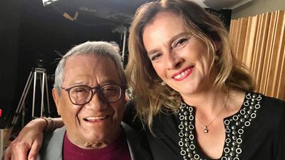La escritora dedicó un mensaje al compositor Armando Manzanero
