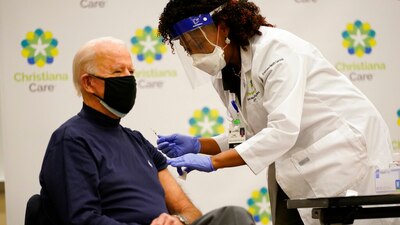 El presidente electo de EU dijo que se sometía a la vacuna para que la ciudadanía viera que es segura