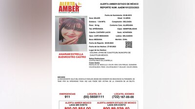 Estrella Buenrostro desapareció desde el 27 de mayo en Joyas de Cuautitlán
