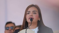 “Vengo como ciudadana”: Grecia Quiroz pide a FGR atraer el caso del asesinato de Carlos Manzo