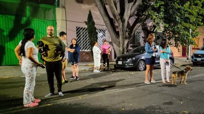 En la alcaldía Álvaro Obregón algunas personas sintieron los movimientos